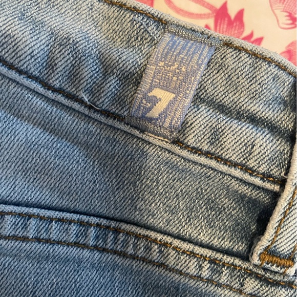 7 For All Mankind High Waist Slim Kick Jeans - Picture 3 of 8